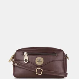 ESBEDA Solid Boxy Shape Structured Sling Bag-26