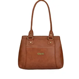 Fostelo Tan Solid Shoulder Bag-3
