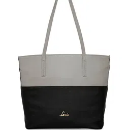 Lavie Grey & Black Colourblocked Shoulder Bag-6