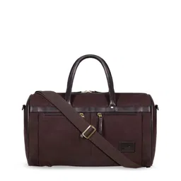 THE CLOWNFISH Unisex Brown Solid Duffel Bag-image-47
