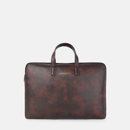 Bagsy Malone Unisex Brown PU Laptop Bag-image-27