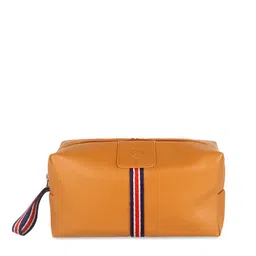 OsaiZ Tan Solid Toiletry Bag-16