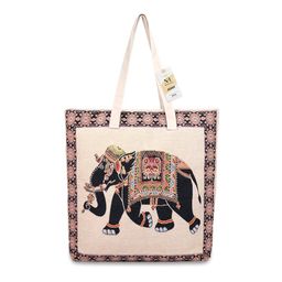 NFI essentials Graphic Printed Shopper Tote Bag-image-13