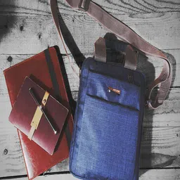 ZIPLINE Unisex Textured Messenger Bag-image-72