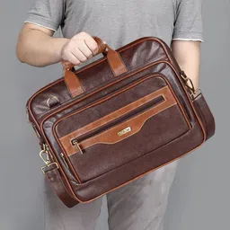 LOREM Men Textured Messenger Bag-30