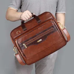 LOREM Men Textured Messenger Bag-14