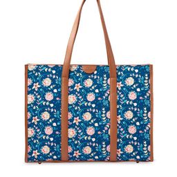 TEAL BY CHUMBAK Printed Tote Bag-20