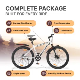 urban terrain Galaxy Pro High Performance Mountain Cycles For Men With Dual Disc Brake 27.5 T (inch) Road Cycle image 2