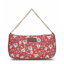 ZOUK Floral Printed Structured Baguette Bag Handbags image 2