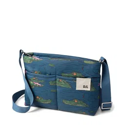 DailyObjects Printed Structured Sling Bag With Quilted image 5