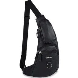 CIMONI Textured Leather Shoulder Bag-38