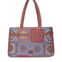 ZOUK Women Printed Structured Hobo Bag image 3