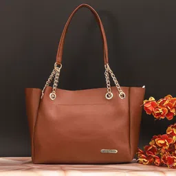 Bagsy Malone PU Oversized Structured Shoulder Bag image 2