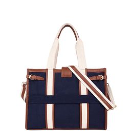 Womanix Striped Structured Handheld Bag image 3