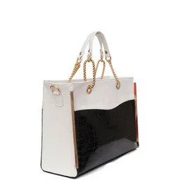 FABBHUE Textured Structured Handheld Bag image 3