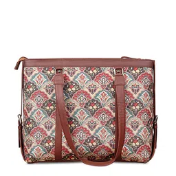 ZOUK Ethnic Motifs Structured Shoulder Bag image 3