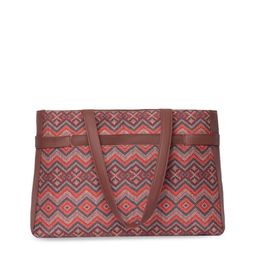 ZOUK Geometric Printed Oversized Shopper Shoulder Bag image 4