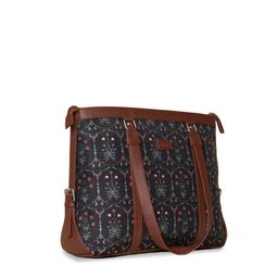 ZOUK Women Ethnic Motifs Printed Laptop Structured Hobo Bag image 3