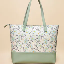 Anouk White Floral Printed Structured Shoulder Bag image 3