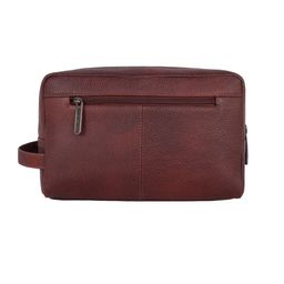 WildHorn Textured Leather Toiletry Travel Bag image 2