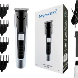 MynxeHTC AT-538 Rechargeable Cordless Beard Hair Fully Waterproof Trimmer 45 min Runtime 4 Length Settings-image-7