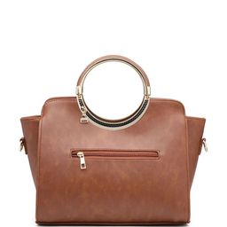 LaFille Textured PU Structured Handheld Bag image 2