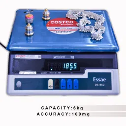 Essae Costco : DX 852 6 kg( For Silver Weighment) Cap : 6 Kg Accu : 0.1 gm Weighing Scale image 2