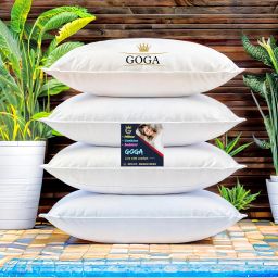 Cotton Solid Sleeping Pillow Pack of 4-13