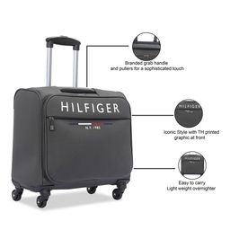 Tommy Hilfiger Carolina Printed Soft-Sided Overnighter Trolley Bag image 5
