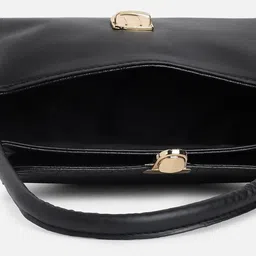 haute sauce by  campus sutra HAUTE SAUCE by Campus Sutra Textured Structured Handheld Bag image 5