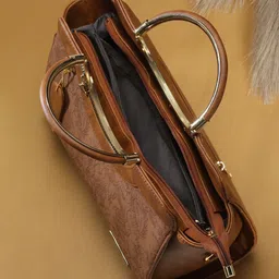 LaFille Textured PU Structured Handheld Bag image 4