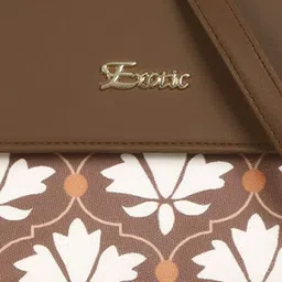 Exotic Printed PU Structured Handheld Bag image 5
