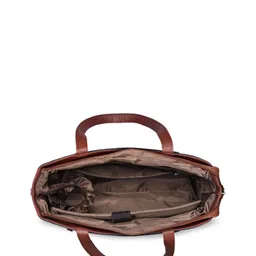 ZOUK Floral Printed Structured Tote Bag image 5