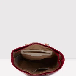 Caprese Textured Structured Shoulder Bag With Pouch image 5