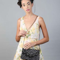 ODETTE Embellished Structured Sling Bag-image-1