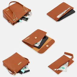Bagsy Malone Set Of 5 Textured Structured Bags - Up to 12 inch image 5