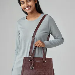 Toteteca Textured PU Structured Shoulder Bag-36