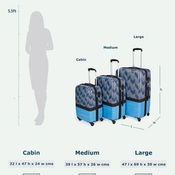 ZOUK Hard-Sided Medium Trolley Bag image 3
