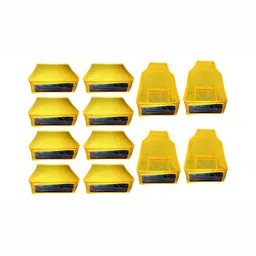 Atorakushon Yellow Set of 12 Reusable Clothes Storage Bags Wardrobe Organisers-5