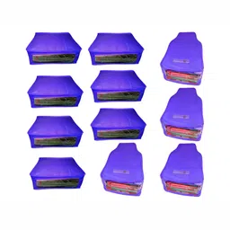 ATORAKUSHON Blue Set of 11 Reusable Clothes Storage Bags Wardrobe Organisers-picture-11