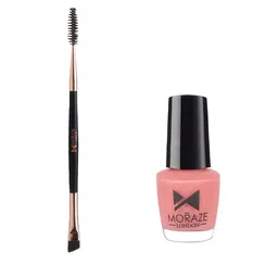 Moraze Set of Double Ended Brush & Nail Paint 5 ml - Coral Saga-picture-13