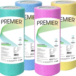 premier Non Woven Kitchen Towel Roll 200g Assorted colours Multicolor Paper Napkins-picture-0