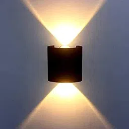 Metal 2 Watts 2 Ray Oval Warm White Color Up Down Led Outdoor Indoor IP65 Gate Light Outdoor Lamp-image-97