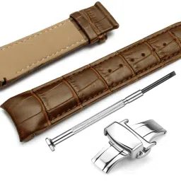DBLACK [TST02] Compatible Band for Tissot Couturier 1853 & Other Models, With Lock, 22 mm Genuine Leather Watch Strap-picture-24