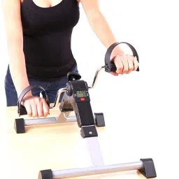 prefacto Folding Peddler With Electronic Display Exercise Bike For Leg And Arm Mini Pedal Exerciser Cycle image 2
