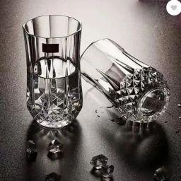 (Pack of 2) Long Champ Whiskey Glass, Crystal Rocks Whiskey Glass Set of 2 Glass Set Whisky Glass-image-48