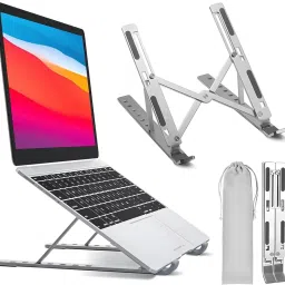 Sotho Aluminum Laptop Riser – 6-Angle Adjustable, Foldable & Portable Stand Laptop Stand-picture-0