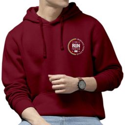 woostro Men Full Sleeve Printed Hooded Sweatshirt-picture-0
