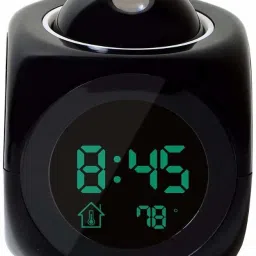 Digital Black Clock-13