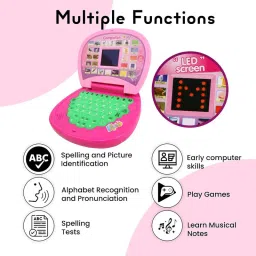 goodsnet Educational Learning Kids Laptop With LED Display & Music - 2011 image 2